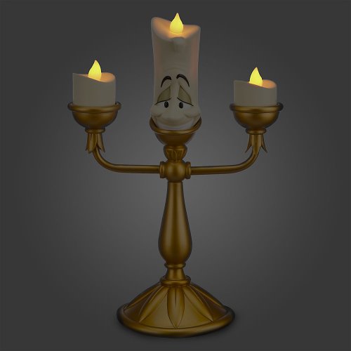 Disney Parks Exclusive Beauty and the Beast Light-Up Lumiere Candlestick Figure by Disney