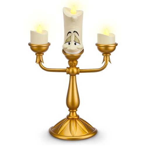 Disney Parks Exclusive Beauty and the Beast Light-Up Lumiere Candlestick Figure by Disney