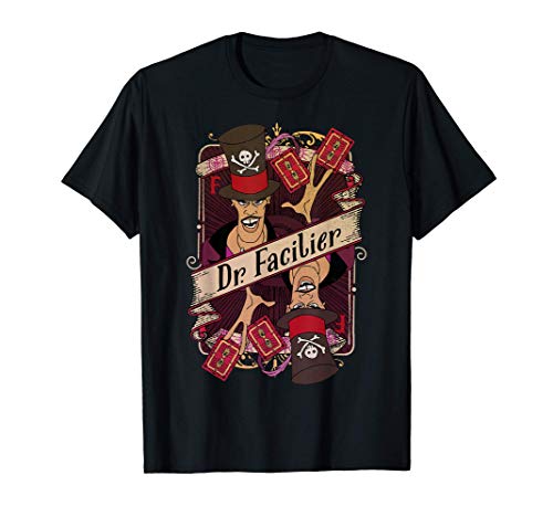 Disney Princess And The Frog Facilier Playing Card Camiseta
