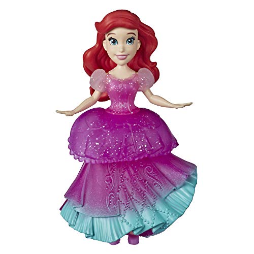 Disney Princess Ariel y el príncipe Eric colección pequeña muñeca Real Clips Juguetes de Moda con Vestido Extra