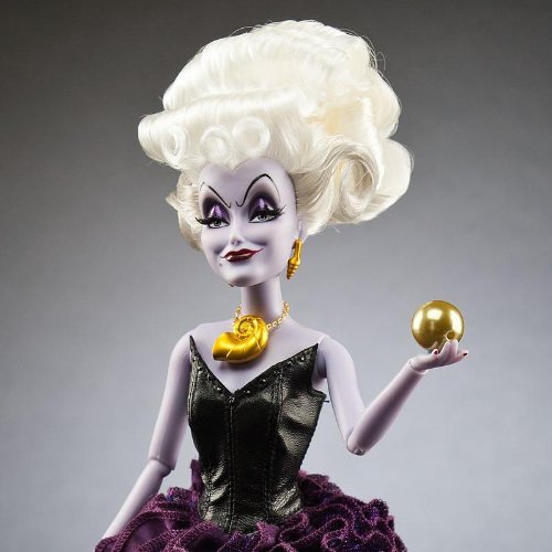 Disney Store Bruja Ursula la Sirenita Ariel muñeca Barbie Villains