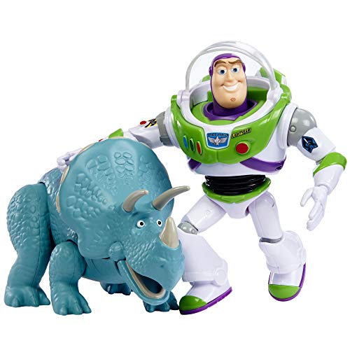 Disney - Toy Story 4 Pack de 2 Muñecos, Buzz y Trixie, Juguetes Niños +3 Años (Mattel GJH80)