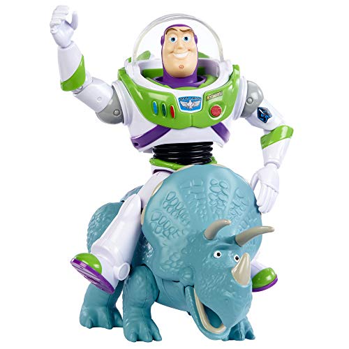 Disney - Toy Story 4 Pack de 2 Muñecos, Buzz y Trixie, Juguetes Niños +3 Años (Mattel GJH80)