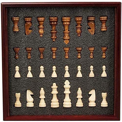 DJRH Junta de Juego de ajedrez para, Juego de ajedrez Internacional Conjunto Juego Juego de Mesa de ajedrez Colección portátil Tablero de Viaje Juguetes Juguetes Regalo ( Size : B )