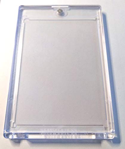 docsmagic.de 10 x Magnetic Card Holder Clear 35 PT UV Safe- Tarjetero con imán