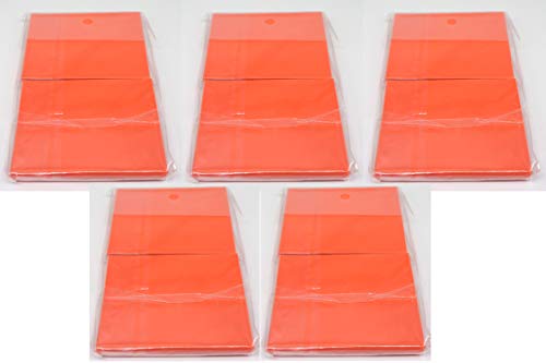 docsmagic.de 5 x 100 Mat Orange Card Sleeves Standard Size 66 x 91 - Fundas - PKM MTG