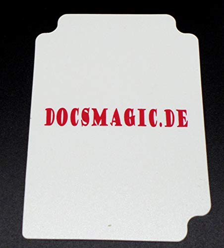 docsmagic.de Deck Box Full White + Card Divider - Caja Blanco - PKM YGO MTG