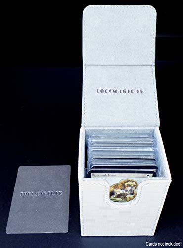 docsmagic.de Premium Magnetic Tray Long Box White Large + 4 Flip Boxes - Blanco
