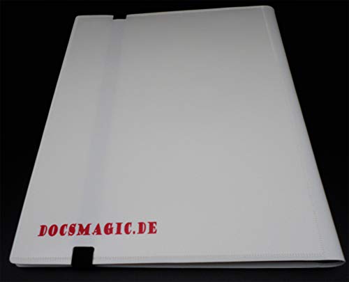 docsmagic.de Pro-Player 9-Pocket Album White - 360 Card Binder - MTG - PKM - YGO - Álbum para Tarjetas Blanco