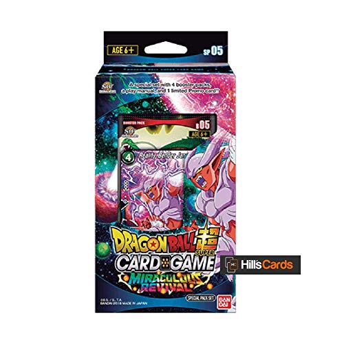 Dragon Ball DBZ Super Series 5 Miraculous Revival Special Pack Box Set: 4 Boosters + Foil!