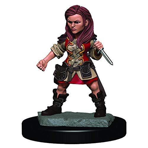 Dungeons & Dragons D&D Icons of The Realms: Premium Painted Miniatures - Halfling Female Rogue