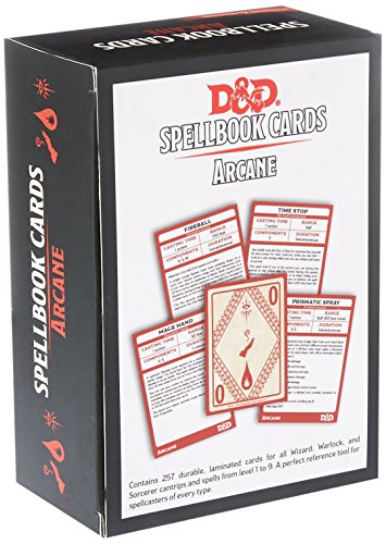 Dungeons & Dragons: Spell Book Cards: Arcane Deck Card Game (8 Players)