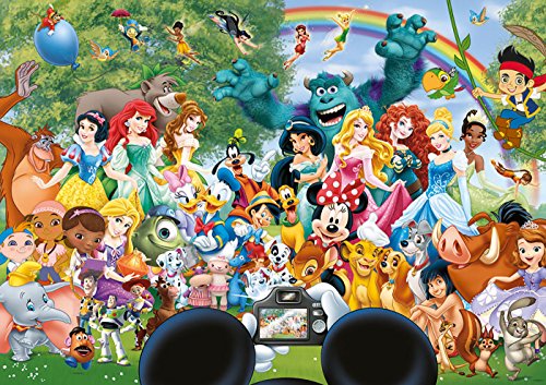 Educa-El Maravilloso Mundo de Disney II Puzzle, 1 000 Piezas, Multicolor (16297)
