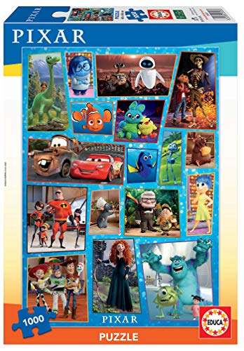 Educa- Pixar Family Puzzle, 1 000 Piezas, Multicolor (18497)
