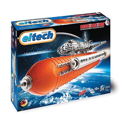 Eitech Eitech-C12 Juego de construcción, 1400 Piezas (2042530), Multicolor, Transbordador Espacial Deluxe (C12)