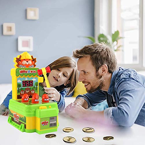 Eksesor Slap a Mole Game, Whac-A-Mole Game, Mini Arcade de Juguete electrónico, con Sonidos de luz, Educativo Interactivo para niños