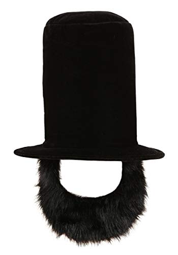 elope Abe Lincoln - Kit de disfraz para adultos - negro - talla única