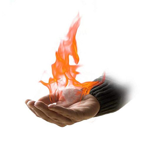 EPRHAN fuego en mano trucos de magia herramienta mano llama magia primer plano técnica etapa magia apoyo profesional mago accesorios
