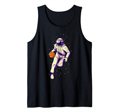 Equipo Galáctico de Baloncesto - Astronauta juega B-Ball Camiseta sin Mangas
