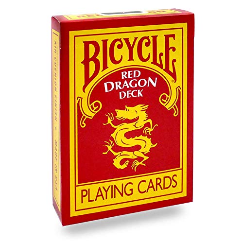 Fabricantes mágico dragón Rojo Cubierta - Tarjetas de Bicicleta Magic Makers Red Dragon Deck - Bicycle Cards