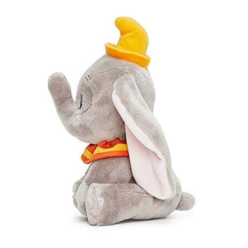 Famosa Softies- Dumbo Peluche Infantil en Forma de Elefante Licencia Disney, Color Gris, 17 cm (760017355)