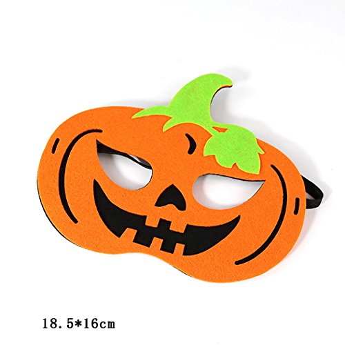Fansport Halloween Masque décoratif citrouille Pirate squelette tête senti Cosplay Masque Masque de mascarade pour Les Enfants