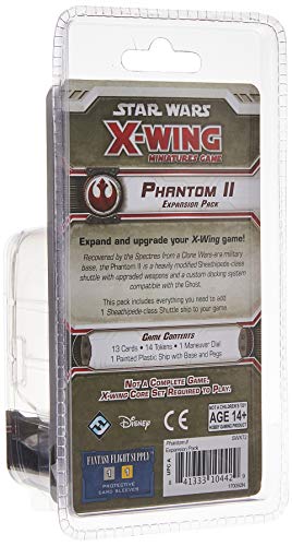 Fantasy FFGSWX72 Star Wars Phantom II - Juego de miniaturas de X-Wing, colores surtidos