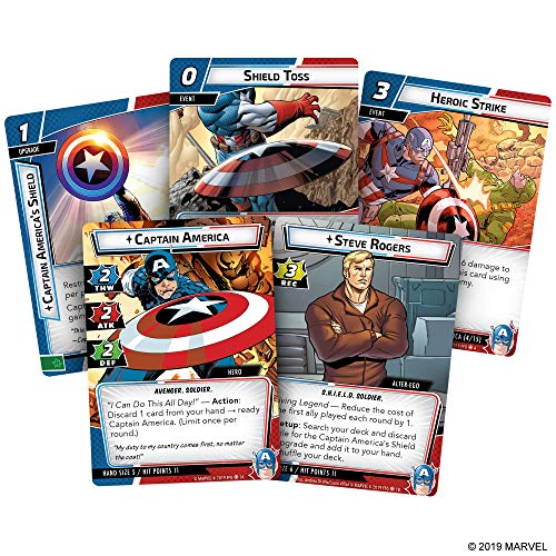 Fantasy Flight Games Captain America Hero Pack - Marvel Champions The Card Game