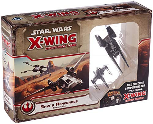 Fantasy Flight Games FFGSWX74 Saw's Renegades Expansion Pack: X-Wing Mini Game, Multicolor