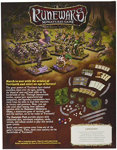 Fantasy Flight Games Runewars Juego de miniaturas, Paquete Esencial