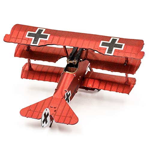 Fascinaciones Metal Tierra Fokker Dr. I Triplane 3D Metal Model Kit
