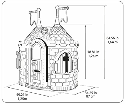 FEBER Castle, Castillo Medieval de Juegos Infantil a Partir de 2 años (Famosa 800012609)