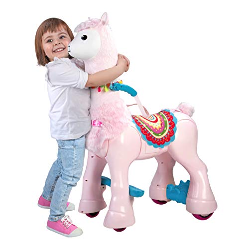 FEBER My Lovely Llama - Mascota eléctrónica de juguete, Para niños y niñas de 3 a 6 años (Famosa 800012442)