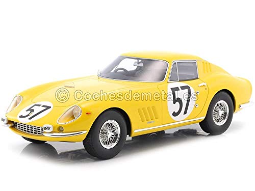 Ferrari 275 GTB N.57 10th LM 1966 P.NOBLET-C.Dubois 1:18 Die Cast Model Compatible con