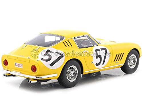 Ferrari 275 GTB N.57 10th LM 1966 P.NOBLET-C.Dubois 1:18 Die Cast Model Compatible con