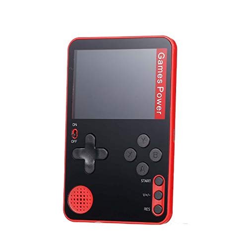 Festnight Consola de Juegos Mini Reproductor de Juegos Retro con 500 Juegos clásicos Máquina de Juegos de Bolsillo portátil Carga USB para niños y Adultos