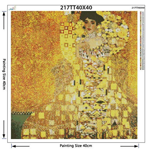 FHGFB 5D-DIY-Full Diamond Painting Classic Lady Set Diamond Bordado Mosaico Decoración Hogar Sin marco-45x45cm