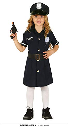 FIESTAS GUIRCA Disfraz policia niña Infantil Edad 5 - 6 años