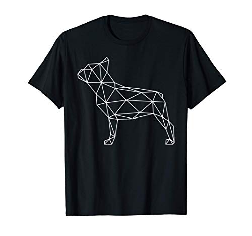 Figura geométrica de bulldog francés Frenchie Dog Owner Dogs Camiseta
