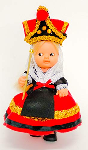 Folk Artesanía Vestido y complementos Regional típico Segoviana (Segovia) muñeca Barriguitas de Famosa. Muñeca no incluida en el Lote.