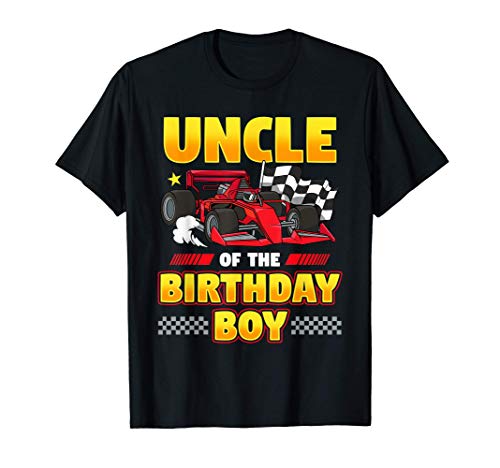 Fórmula coche de carreras tío de cumpleaños chico fiesta Camiseta