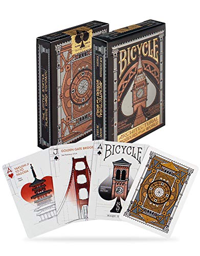 Fournier-Bicycle Architectural Baraja de Cartas de Poker Premium para coleccionistas 1044948