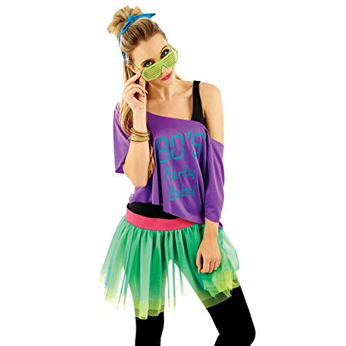 Fun Shack Púrpura Kit De Tutú De Neón Disfraz para Mujeres - Un Tamaño