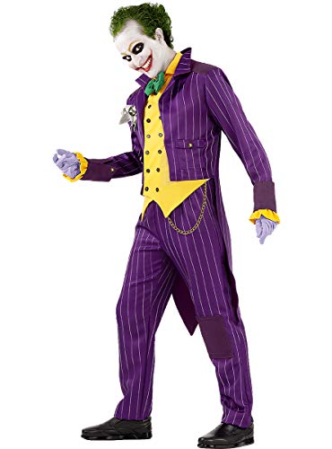 Funidelia | Disfraz de Joker - Arkham City Oficial para Hombre Talla L ▶ Superhéroes, DC Comics, Villanos