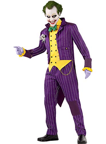 Funidelia | Disfraz de Joker - Arkham City Oficial para Hombre Talla L ▶ Superhéroes, DC Comics, Villanos