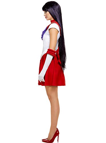 Funidelia | Disfraz de Marte - Sailor Moon Oficial para Mujer Talla XXL ▶ Anime, Cosplay, Bunny Tsukino, Dibujos Animados - Rojo