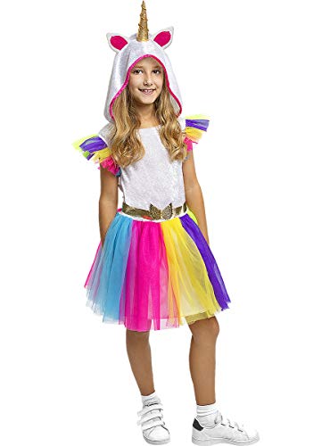 Funidelia | Disfraz de Unicornio para niña Talla 5-6 años ▶ Originales & Divertidos - Multicolor