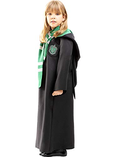 Funidelia | Disfraz Slytherin Harry Potter Oficial para niño y niña Talla 5-6 años ▶ Hogwarts, Magos, Películas & Series - Multicolor
