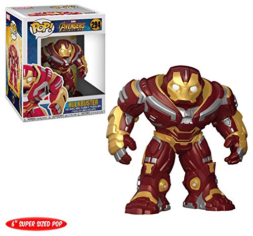 Funko- Avengers Figura Vinilo Infinity War-Hulkbuster 294 Pop Standard, Color (889698268981)