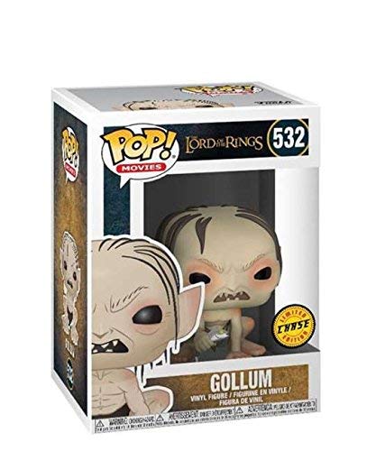 Funko [Pop! Movies - Lord of The Rings - Gollum Whit Fish Chase #532 Limited Edition Vinyl Figure 10cm